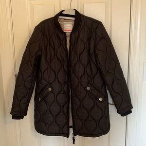 Avec Les Filles Blavk Quilted Coat
